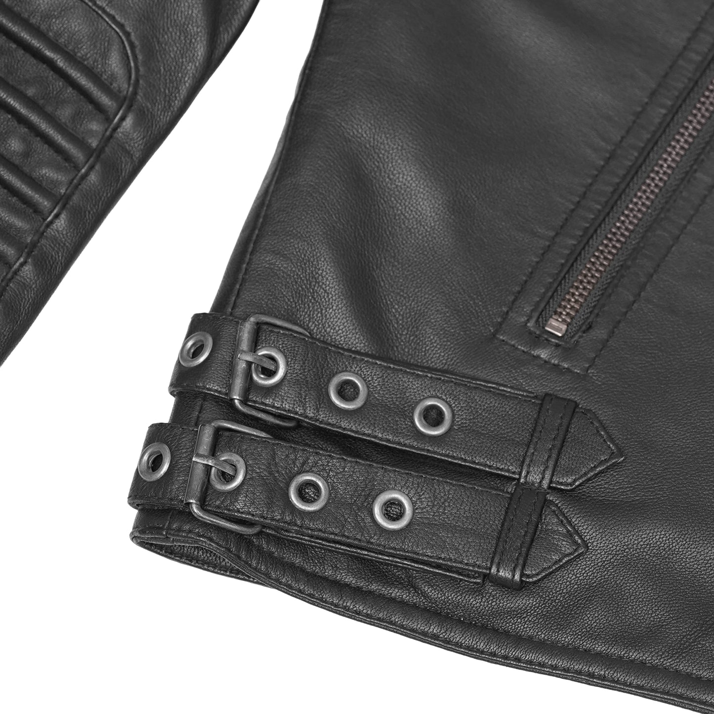 Shadow Queen Women's Black Fashion Leather Jacket